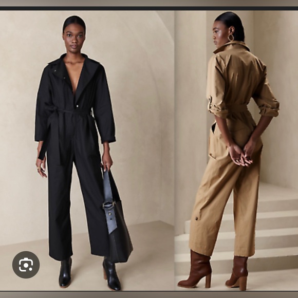 Banana Republic Poplin Jumpsuit - Picture 3 of 5